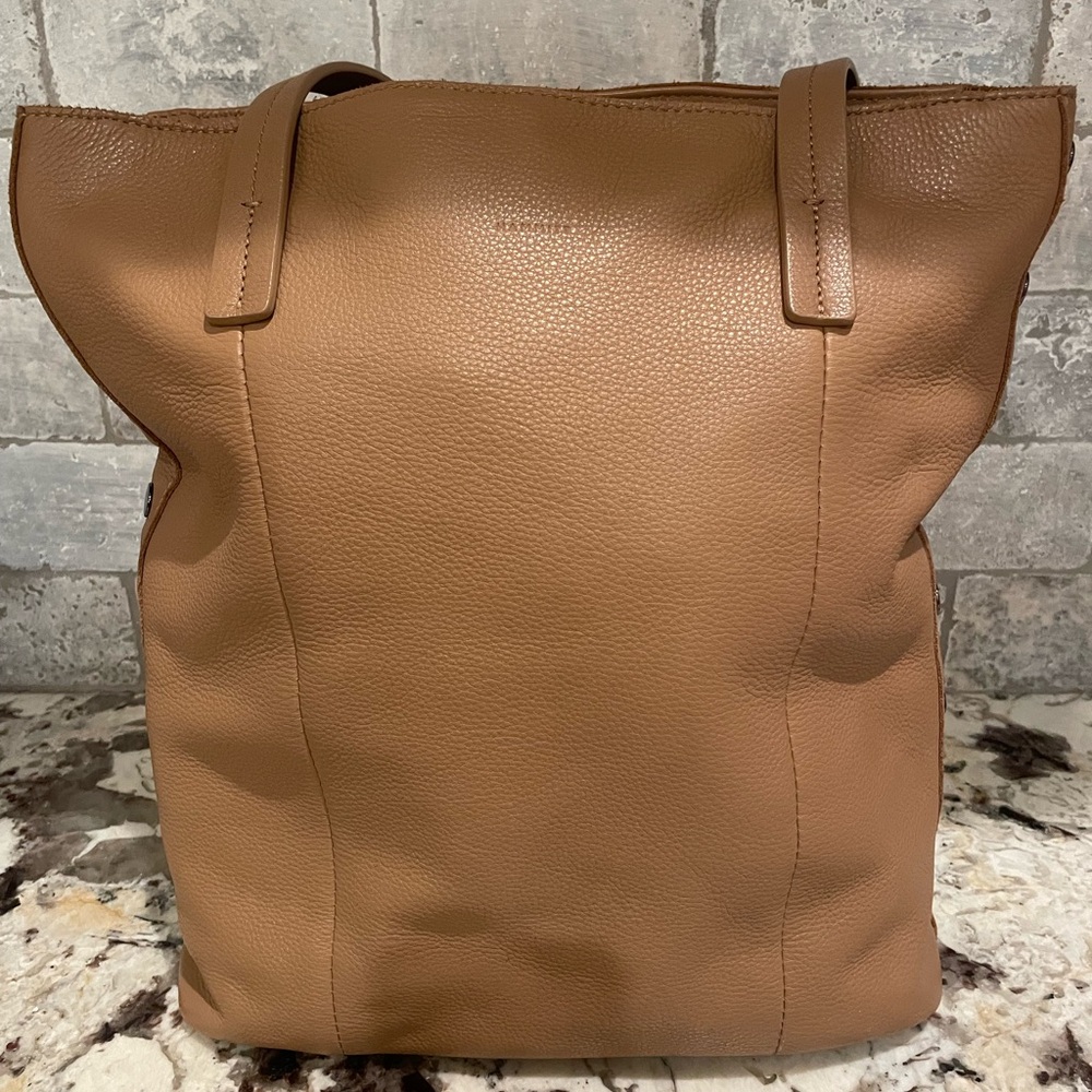EUC Hammitt Addie Tote in Biscotti with Gunmetal Hardware